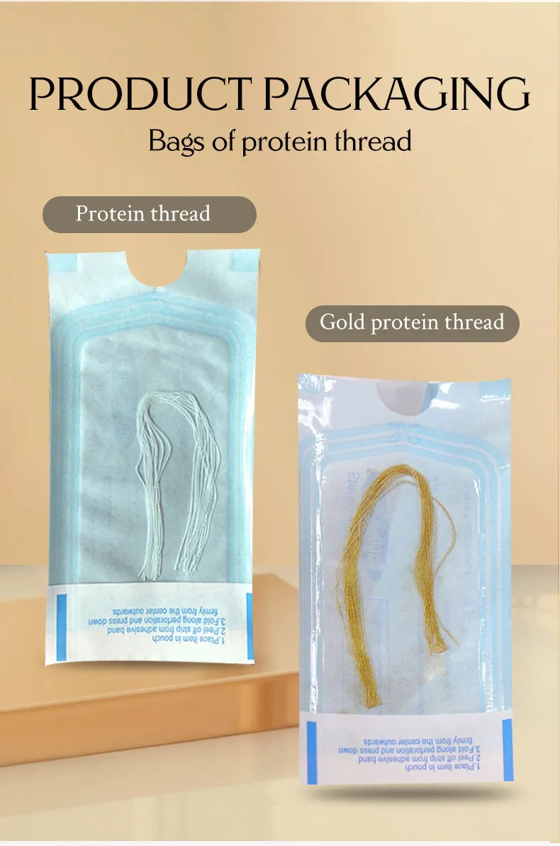 Skin Tightening Gold Collagen Thread – Anti-Wrinkle & Firming Thread Therapy