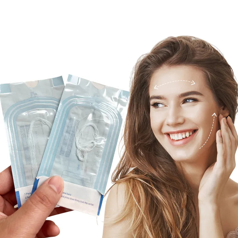 Gold Skin Care Facial Collagen Thread Lift – Protein-Infused Thread Therapy for Skin Lifting & Anti-Aging