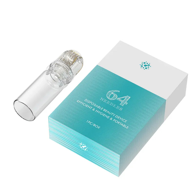 Shrinking Pore & Moisturizing Skin 64 Needle Hydra Roller – Micro-Needling Collagen & Hydration Tool