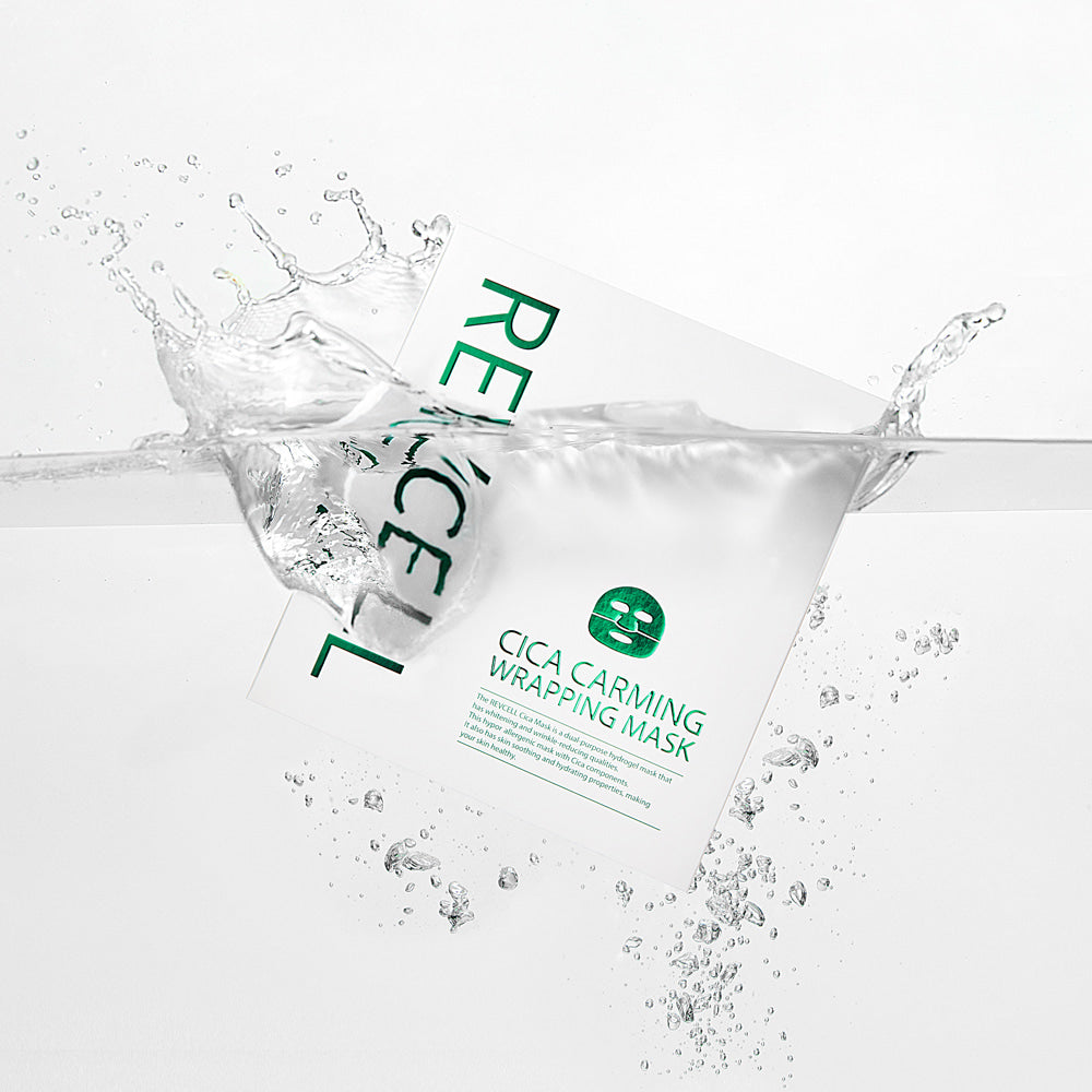 Revcell Cica Calming Wrapping Mask (5 Sheets) | Soothing & Hydrating Treatment