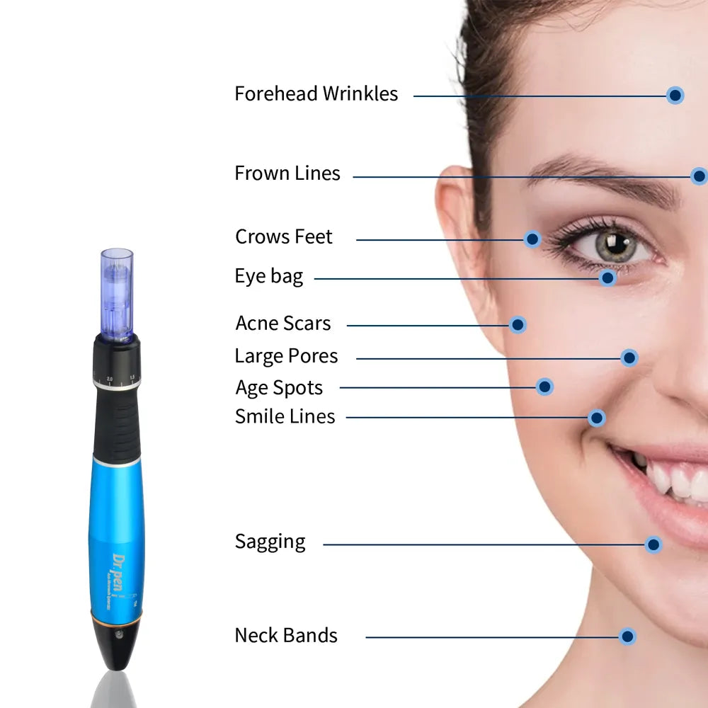 A1W Dr. Pen – Wireless Microneedling Device for Anti-Aging, Acne Scars & Skin Rejuvenation