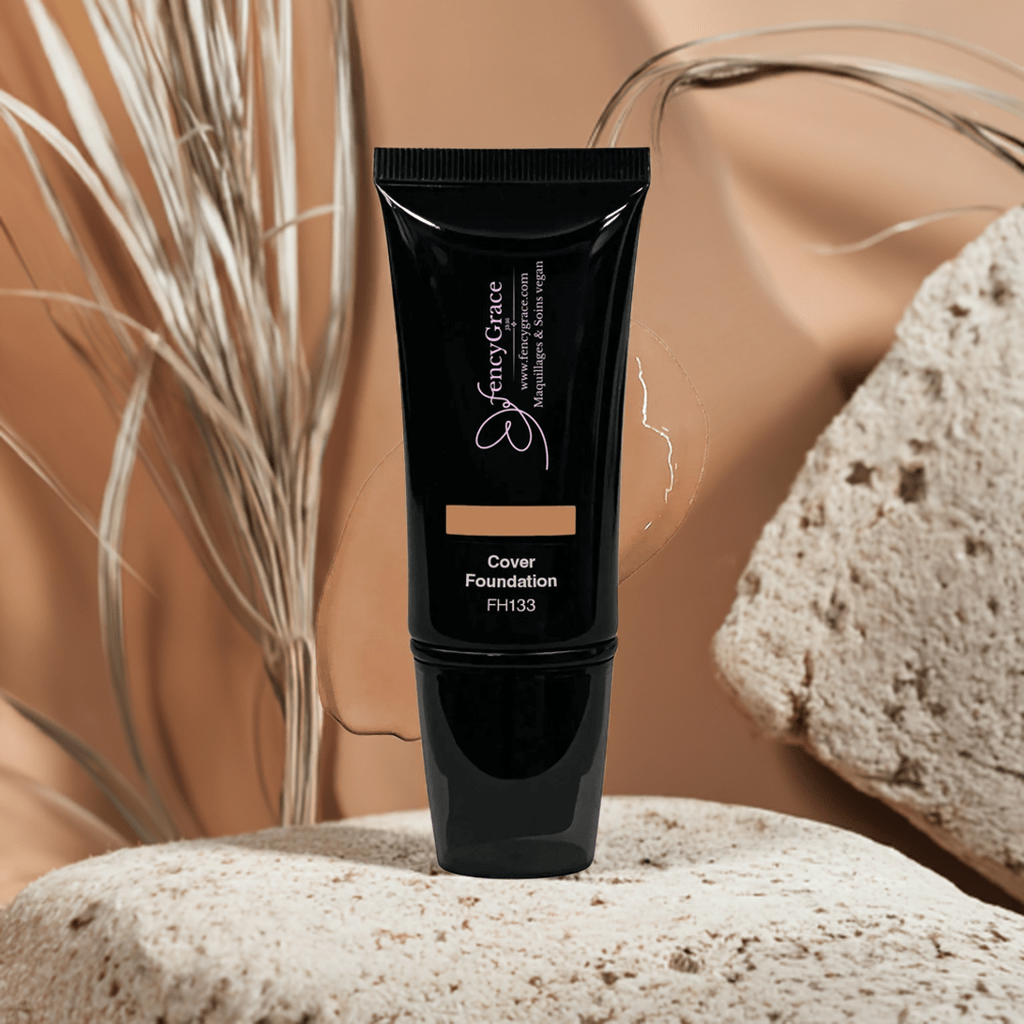 FencyGrace Full Coverage Vegan Foundation – Dina 133, Hydrating & Long-Lasting