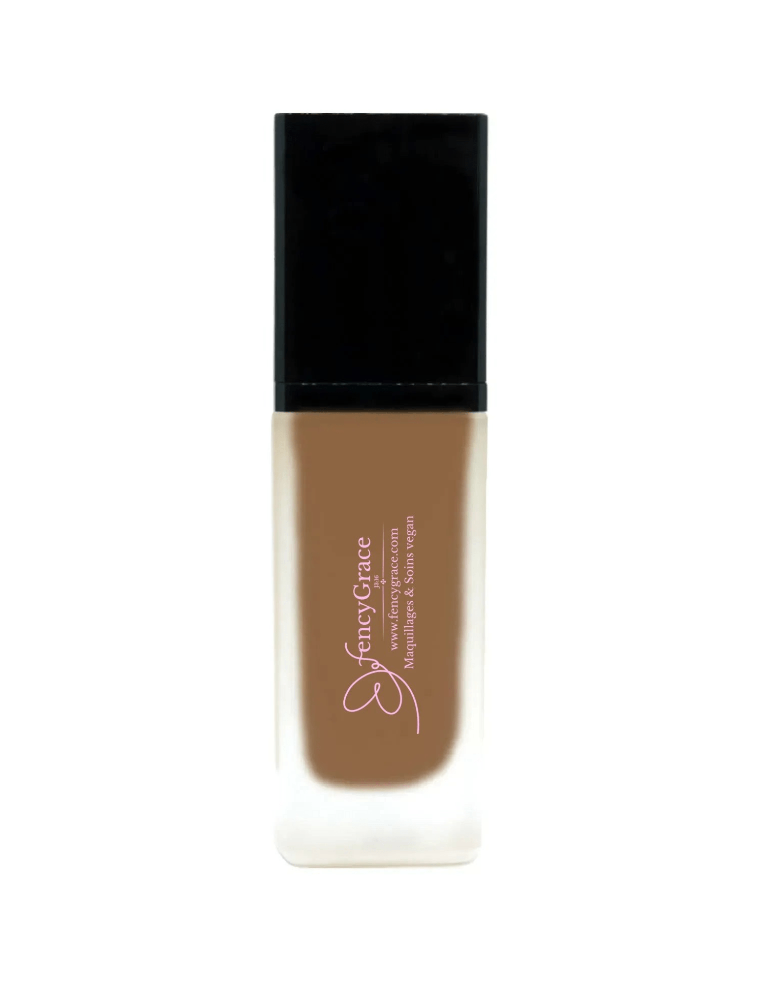 FencyGrace Hydrating Vegan Foundation – Brune 123, Natural Coverage & Radiant Finish