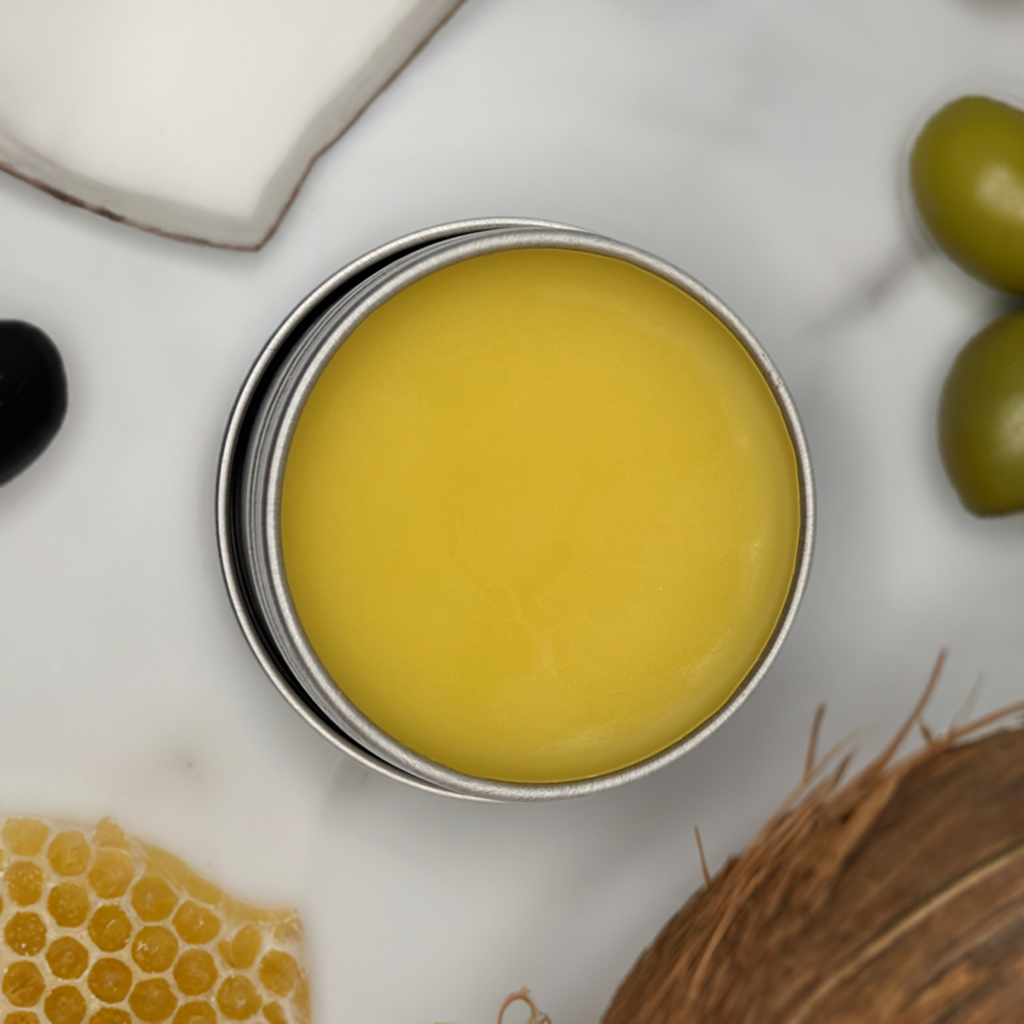 Beeswax Balm – Honey-Infused Moisturizer for Lips, Hands, Feet & Skin, Portable Tin