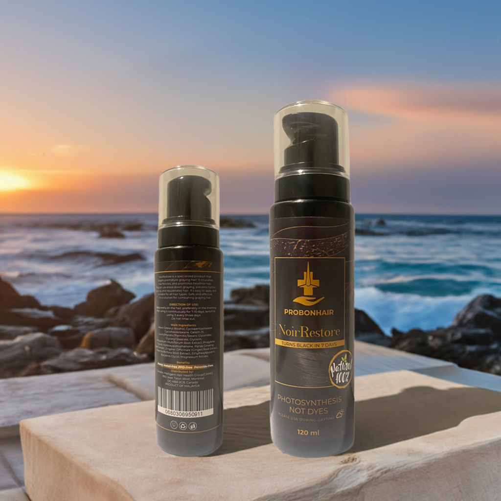 Noir Restore Grey Hair Solution-Turn grey to black just in 7 days! 120ml