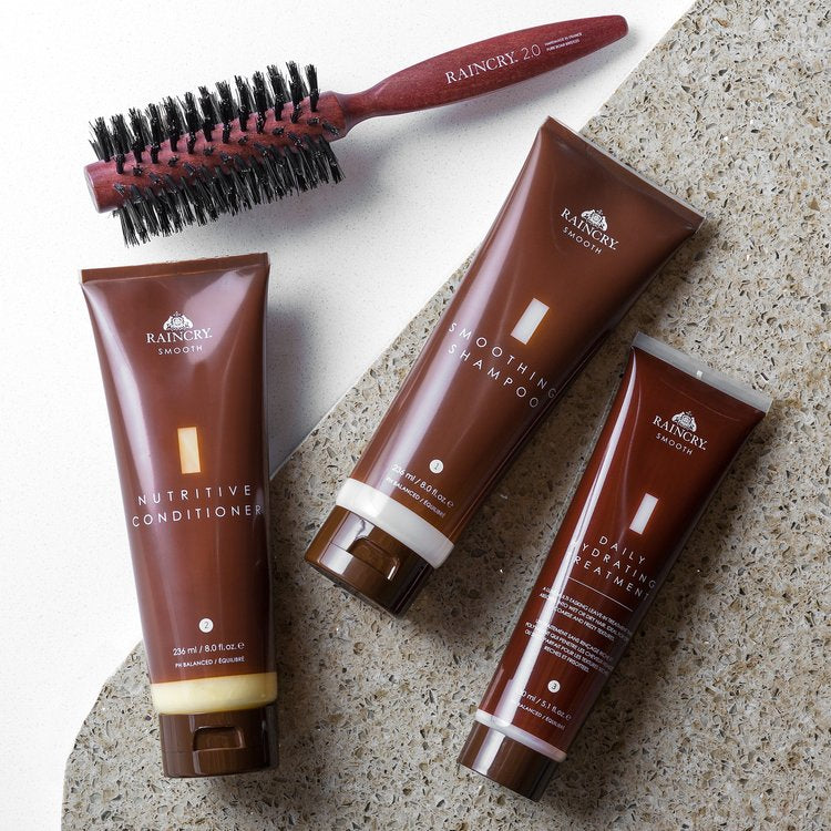 Smooth 2.0 Pure Natural Bristle Brush – 100% Boar Bristle, Professional-Quality