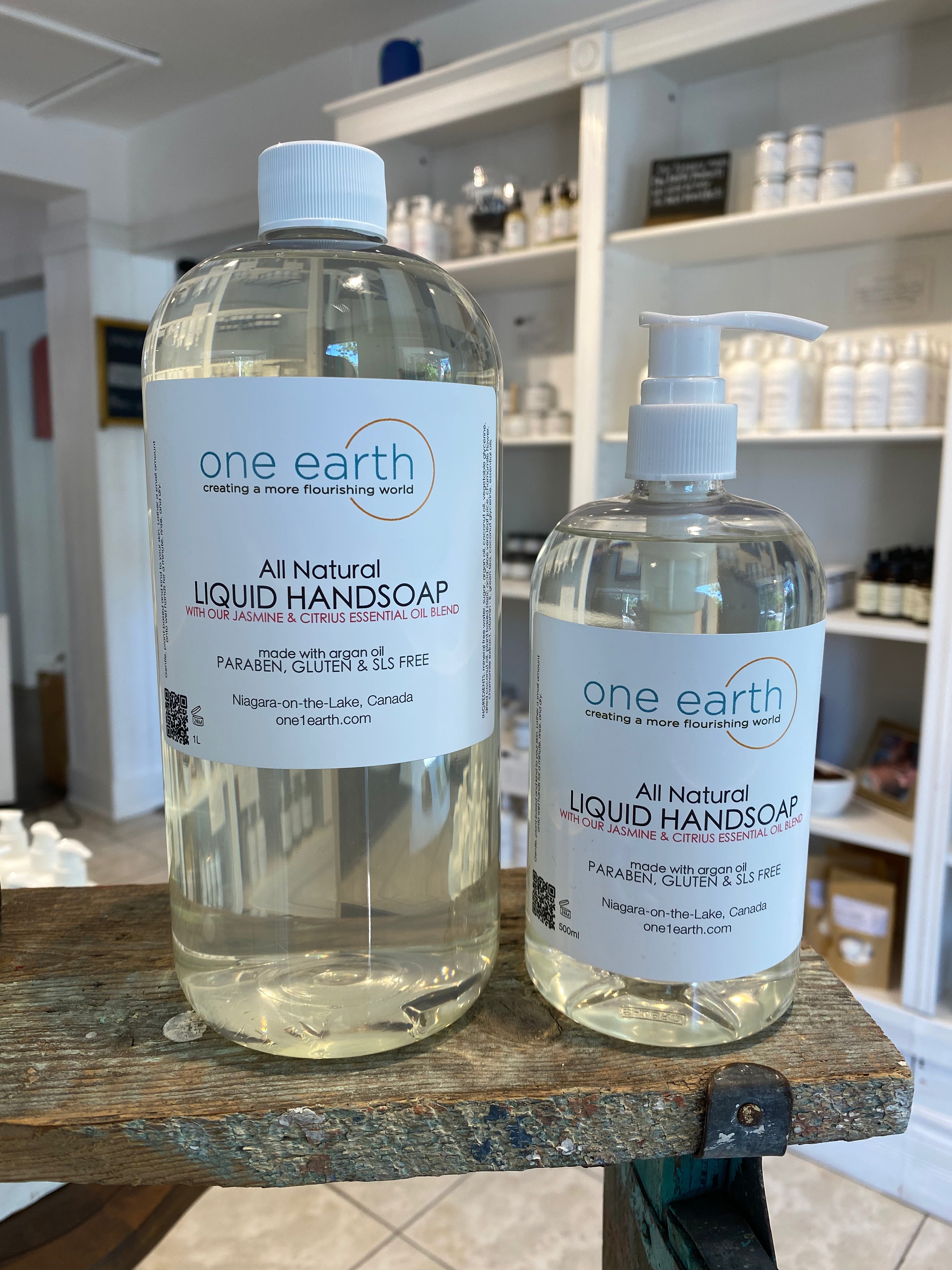Hand Wash – Jasmine + Citrus Blend, 250ml, 500ml or 1L | Argan Oil Infused, SLS, Phthalate & Paraben Free, Moisturizing & Natural