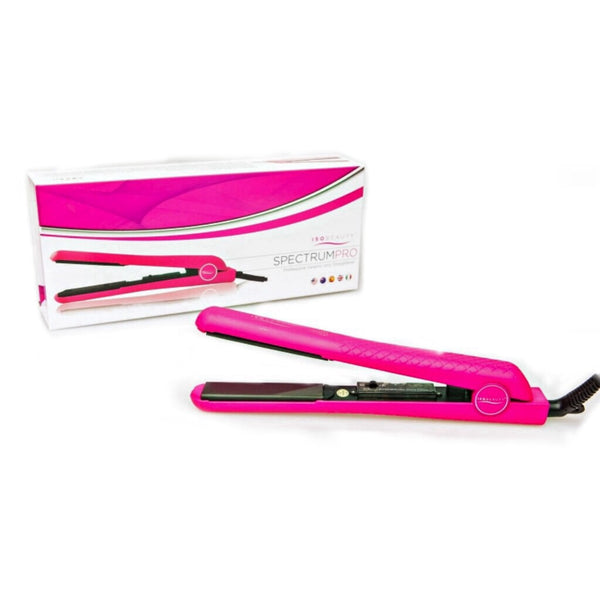 Precision Heat: Ceramic Plate Flat Iron with Temp Control & Magnet Box