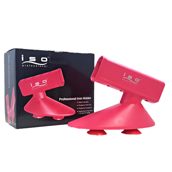 Iron Suction Cups Holder Black & Pink | Accessory