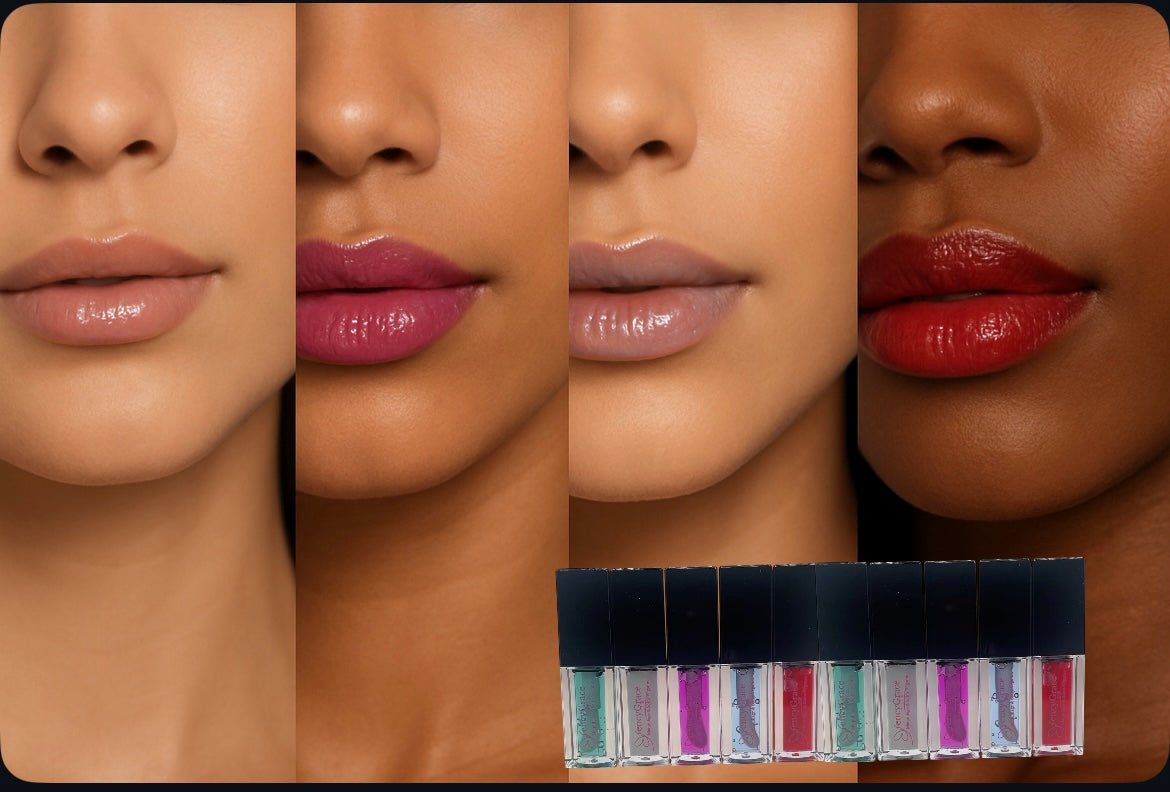 FencyGrace Lip Plumper Gloss Shimmer – Vegan, Hydrating & Shimmering