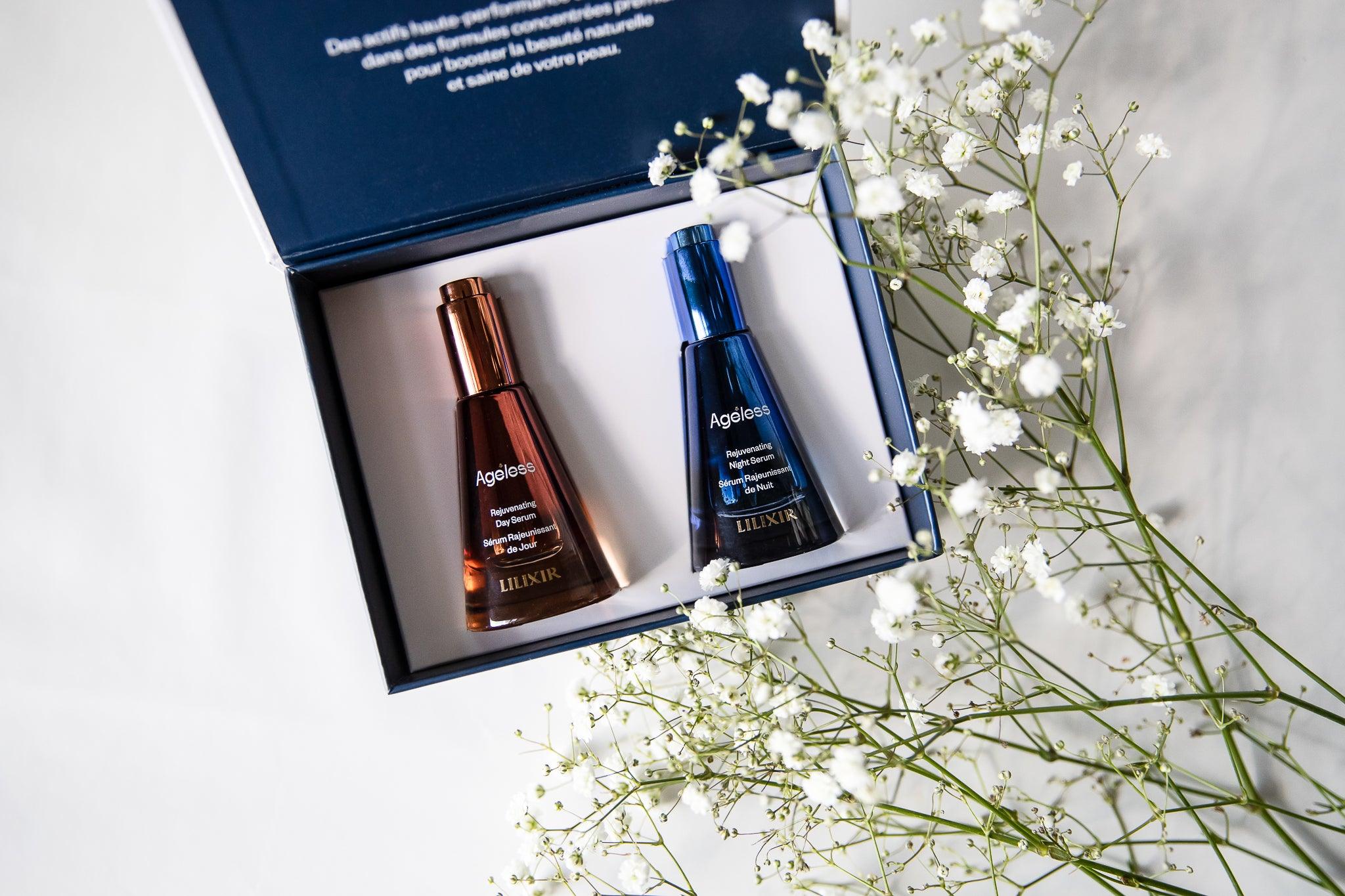 LILIXIR Ageless Serums Gift Set – Day & Night Anti-Aging Plant-Based Skincare