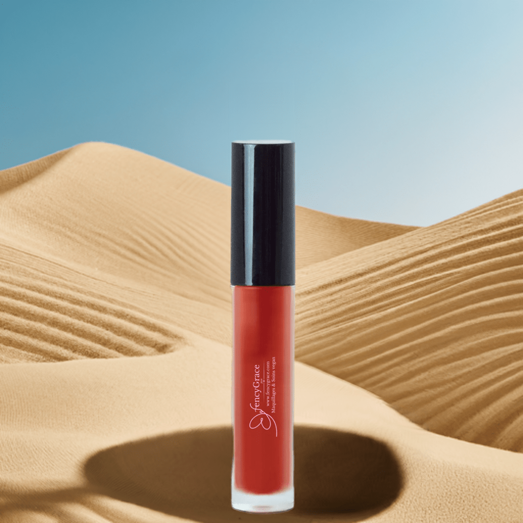 FencyGrace Lip Gloss – Crimson, Intense Shine & Comfortable Wear