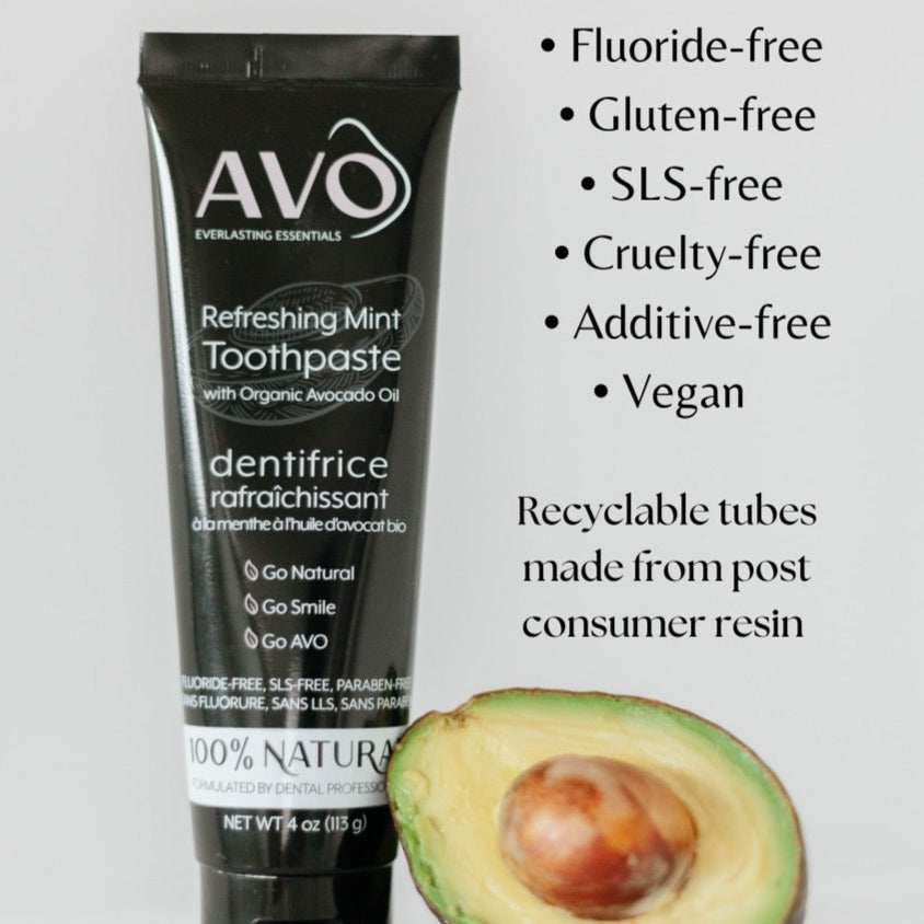 Refreshing Mint Toothpaste with Organic Avocado Oil