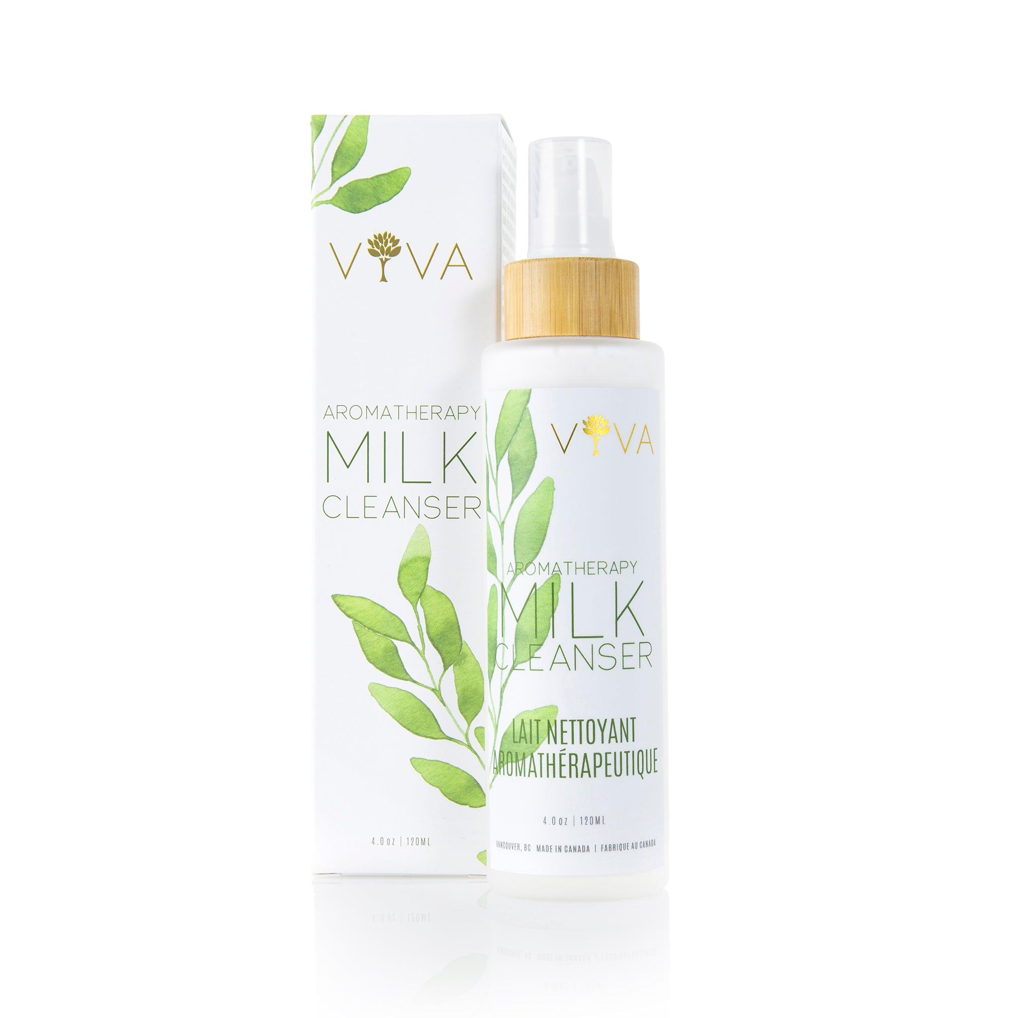 Aromatherapy Milk Cleanser – 120ml Gentle Cleanser for Dry & Sensitive Skin