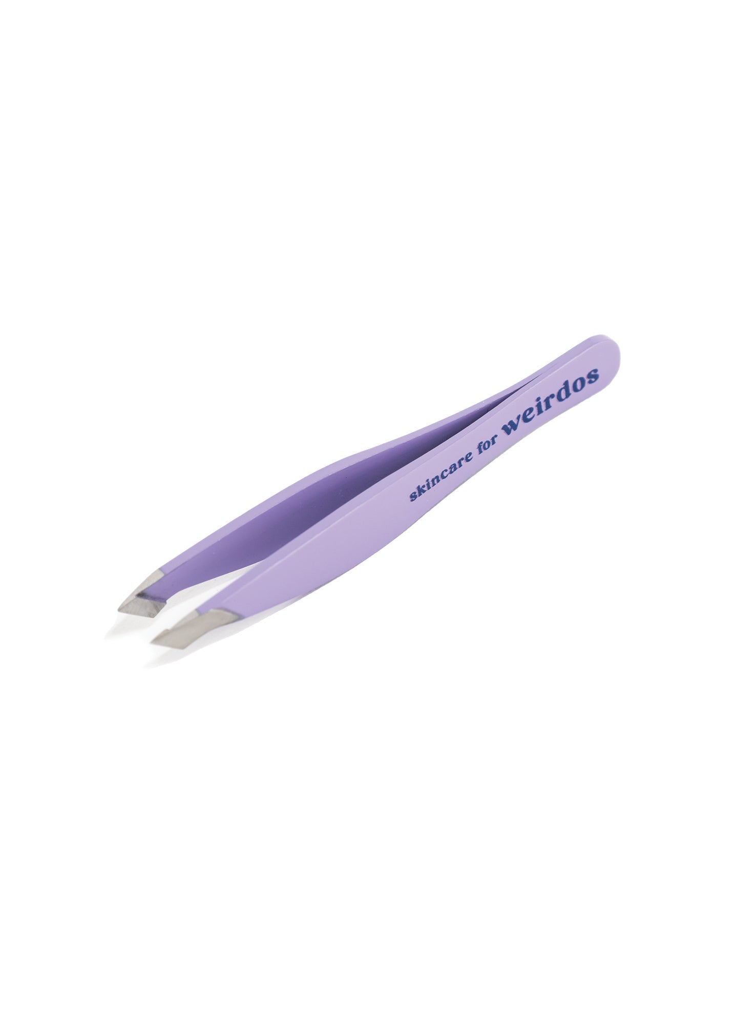 Mini Pro Tweezers – Purple with Vegan Leather Sleeve