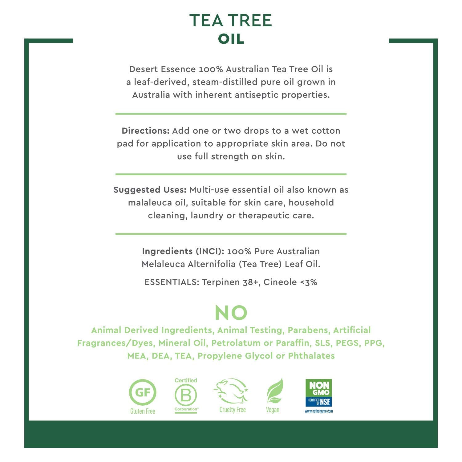 Desert Essence - Tea Tree Oil 100% Pure (30ml 12)