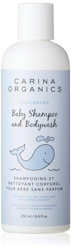 Carina Organics - Unscented Baby Shampoo & Body Wash (250ml 12)