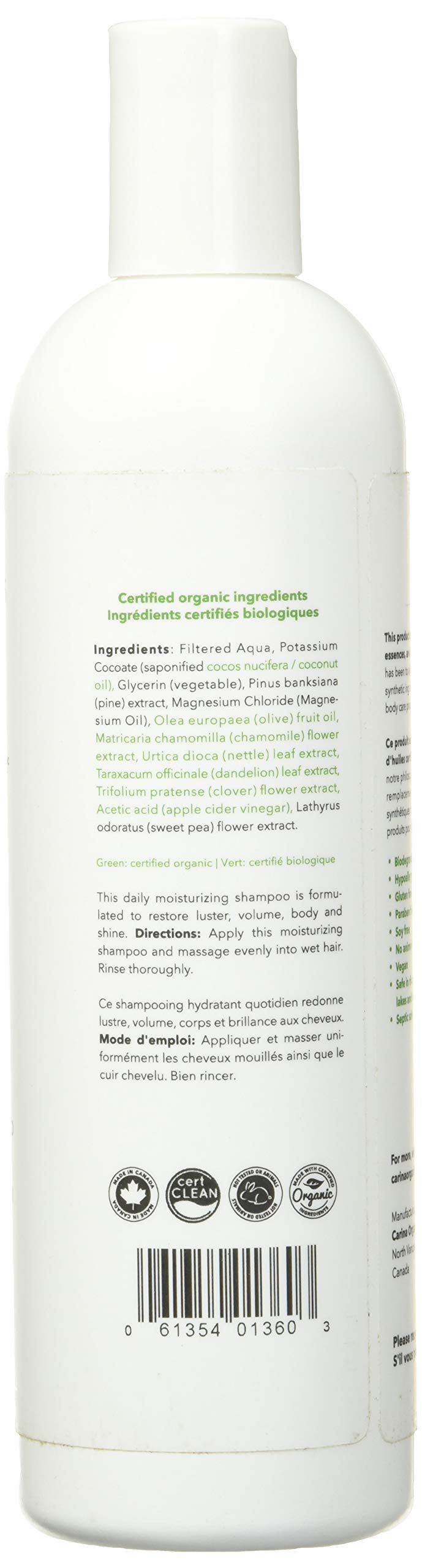 Carina Organics - Sweet Pea Shampoo (Anti-Dandruff) (360ml 12)