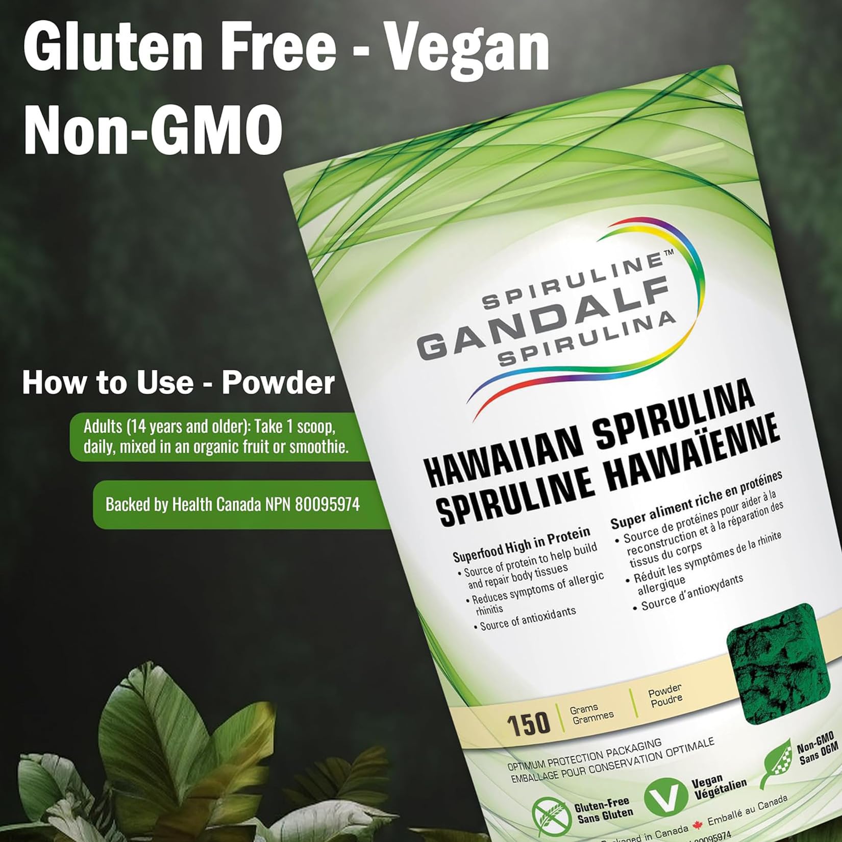 Gandalf - Hawaiian Spirulina, 150g powder - Gandalf