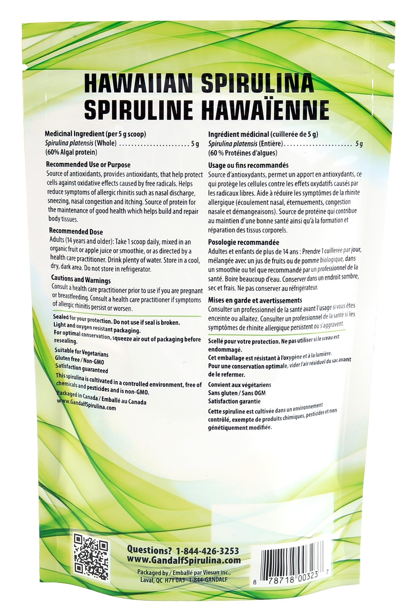 Gandalf - Hawaiian Spirulina, 150g powder - Gandalf