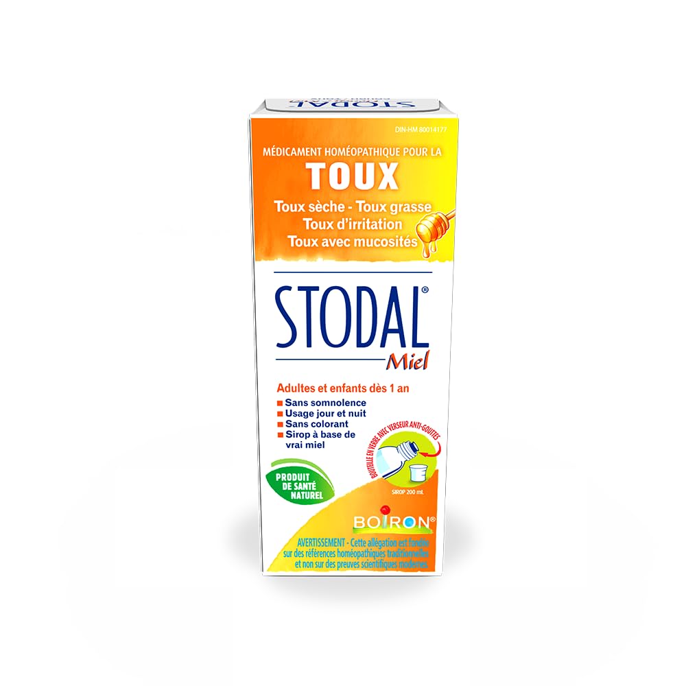 Boiron - Stodal Adults Hny Cough Syrup (200ml 12)