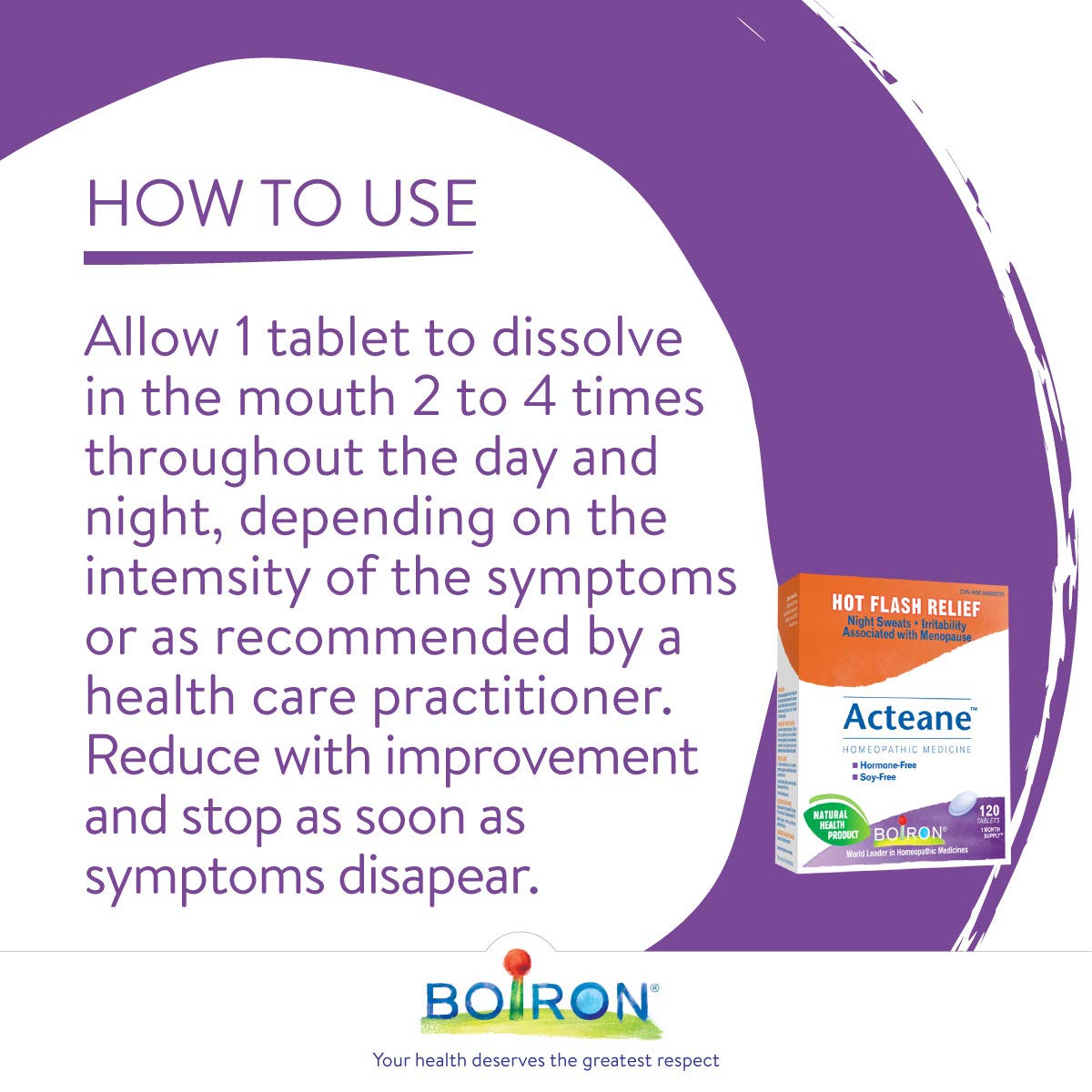 Boiron - Acteane - Hot Flash Relief (120tab 12)