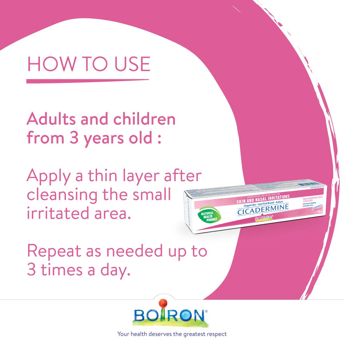 Boiron - Cicadermine. Nasal Skin Irritations (18g 84)