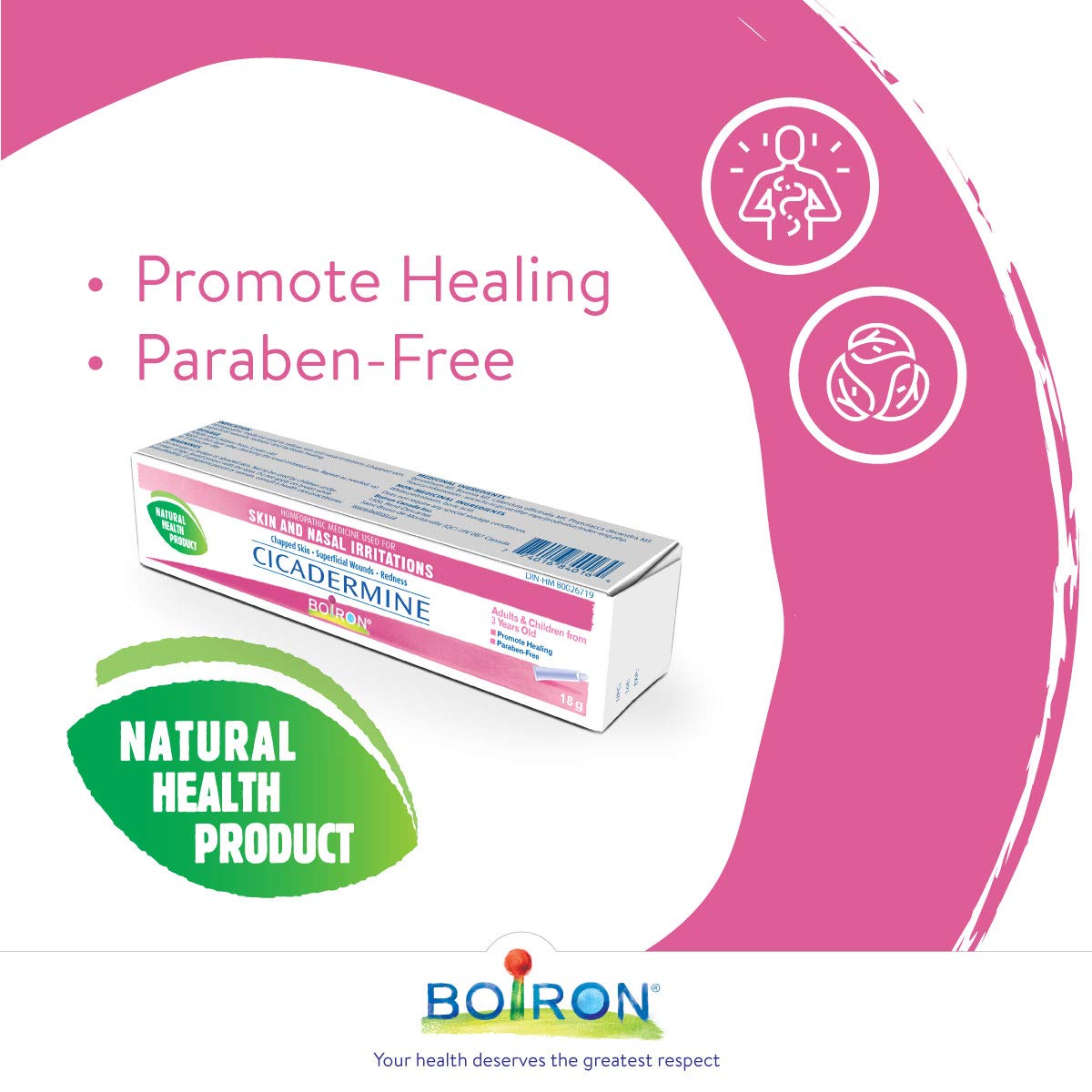 Boiron - Cicadermine. Nasal Skin Irritations (18g 84)