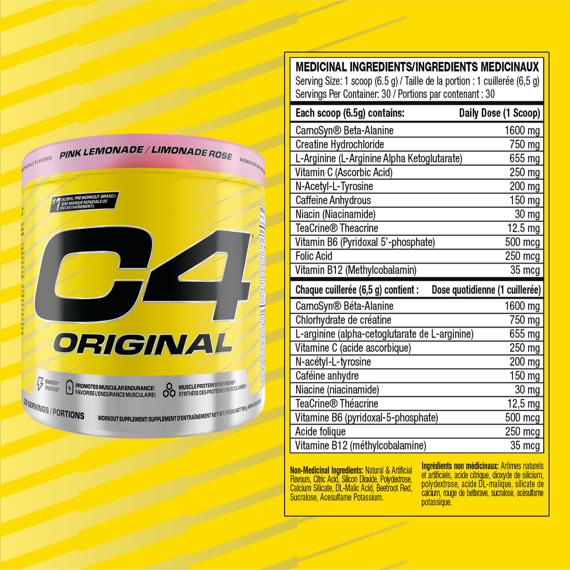 C4 - Original Pink Lemonade 30s (195g 12)