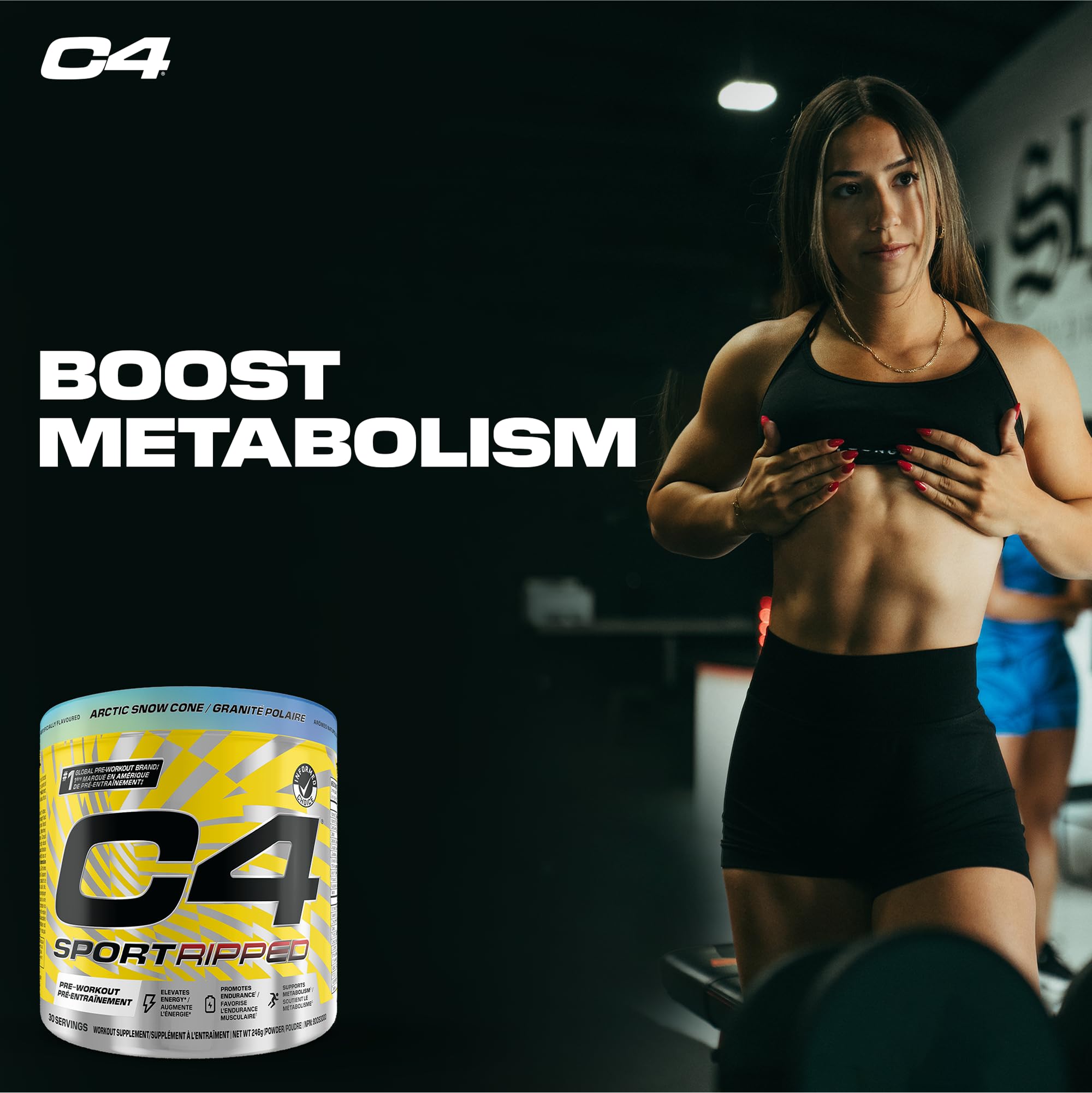 C4 - Sport Ripped Arctic Snow Cone 30s (246g 12)