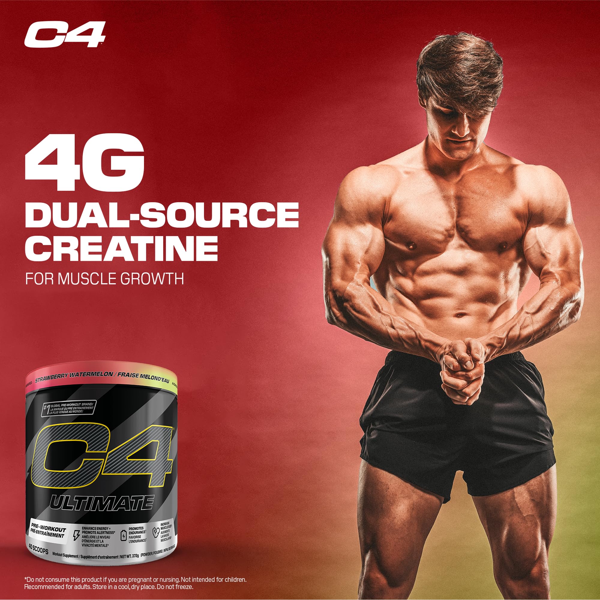 C4 - Ultimate Strawberry Watermelon 20s (372g 12)