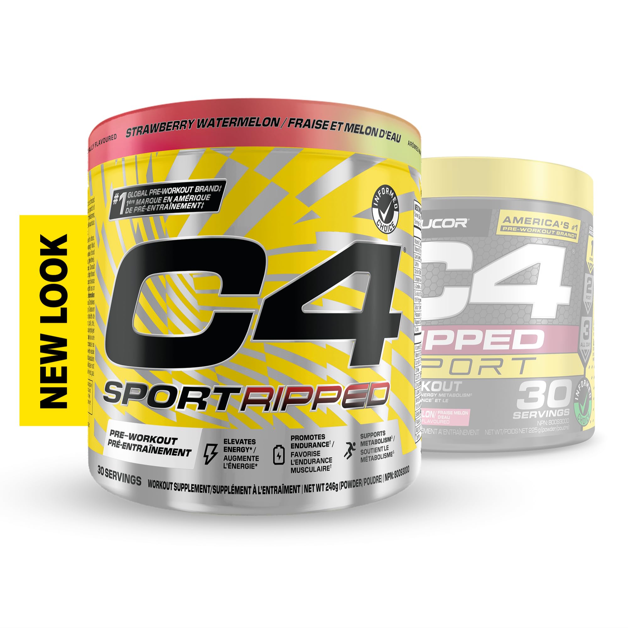 C4 - Sport Ripped Strawberry WM 30s (246g 12)