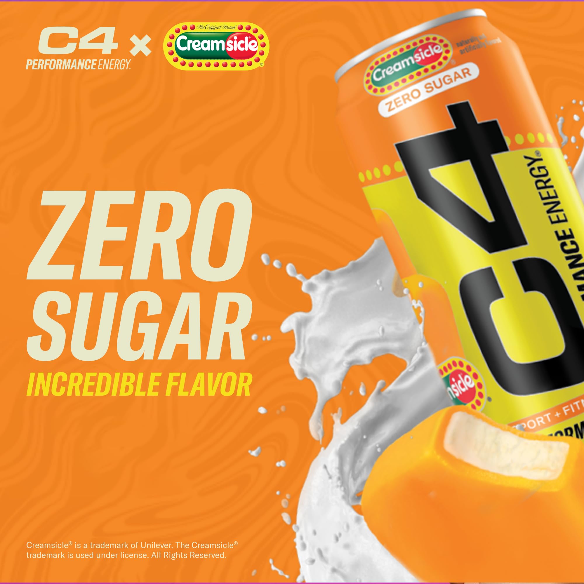 C4 - Performance Energy Creamsicle (12 x 473ml 12)