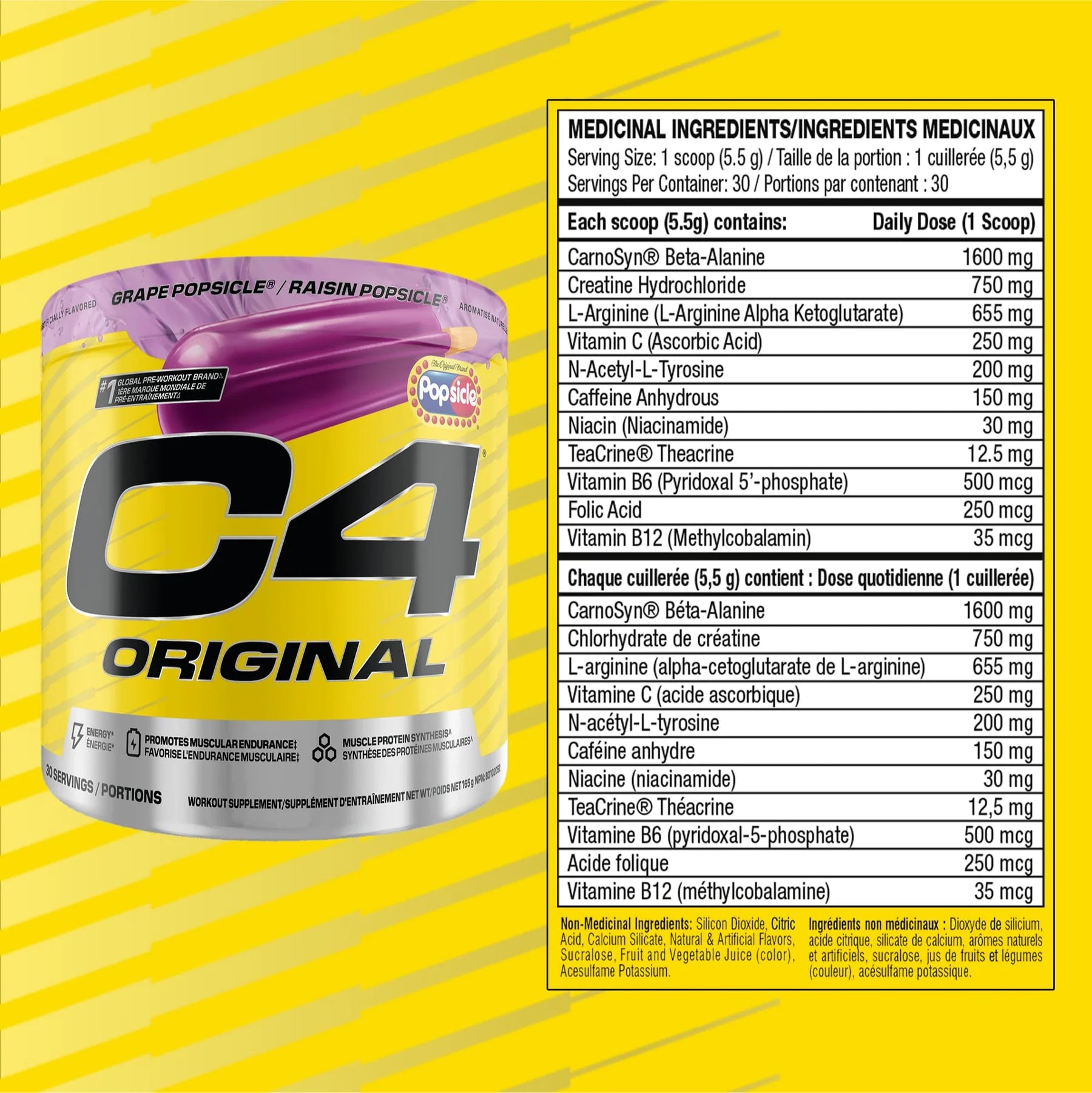 C4 - Original Grape Popsicle 30s (165g 12)