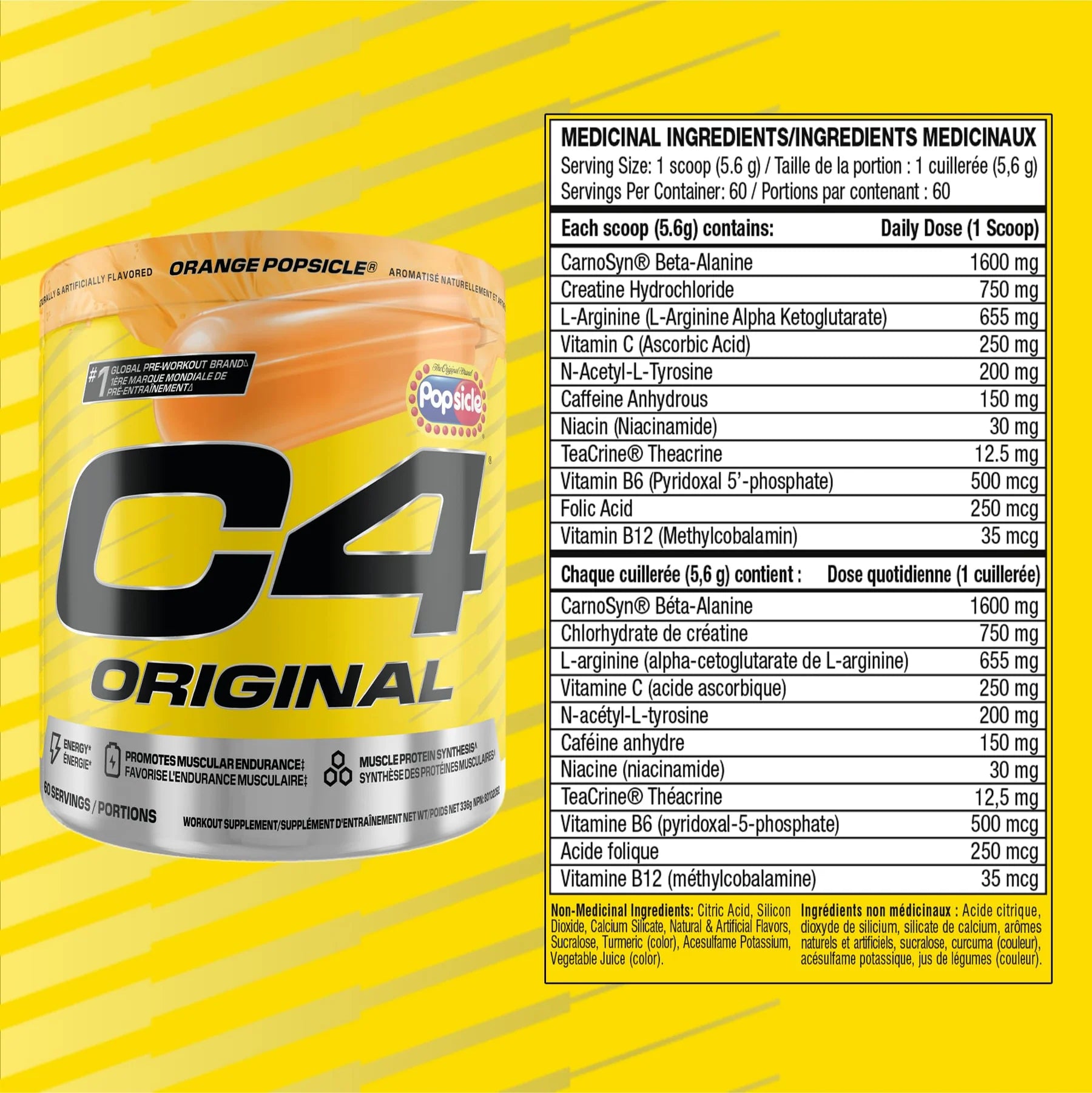 C4 - Original Orange Popsicle 30s (168g 12)