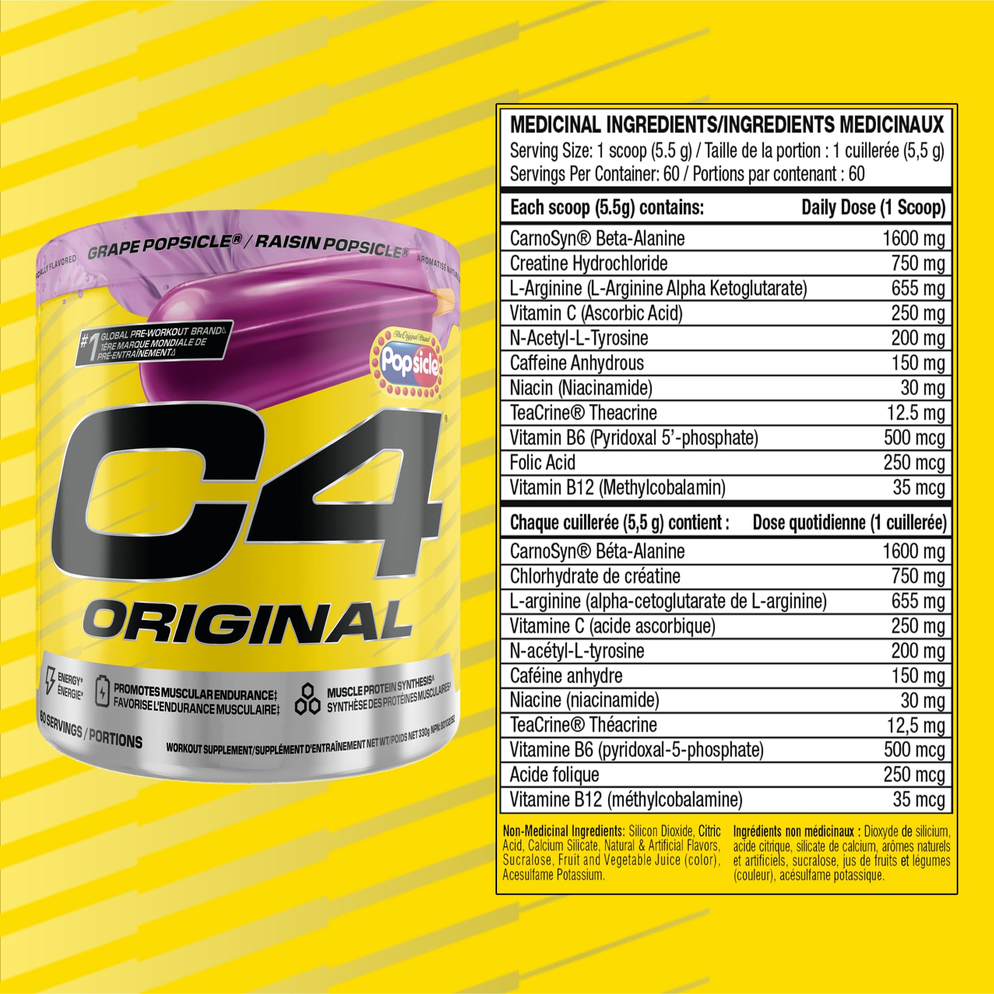 C4 - Original Grape Popsicle 60s (330g 12)