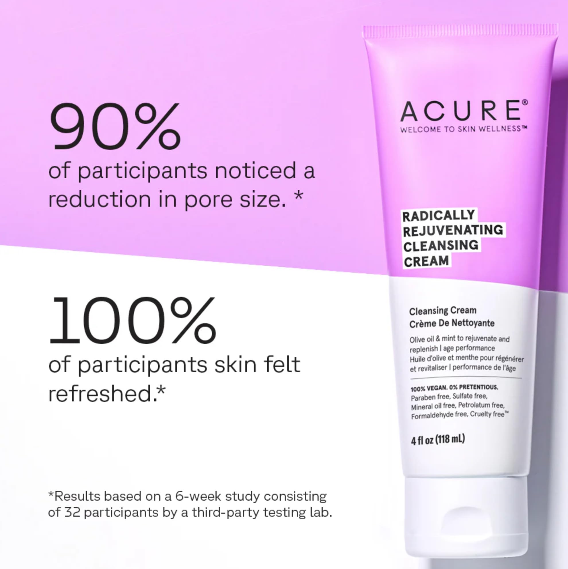 Acure - Rejuvenating Cleansing Cream (118ml 12)