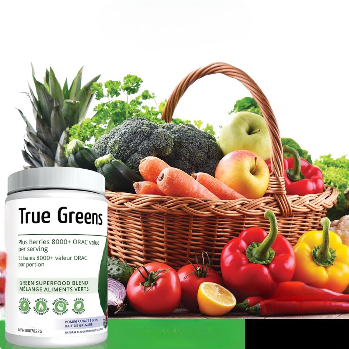 Alora Naturals - True Greens Unflavoured (400g 12)