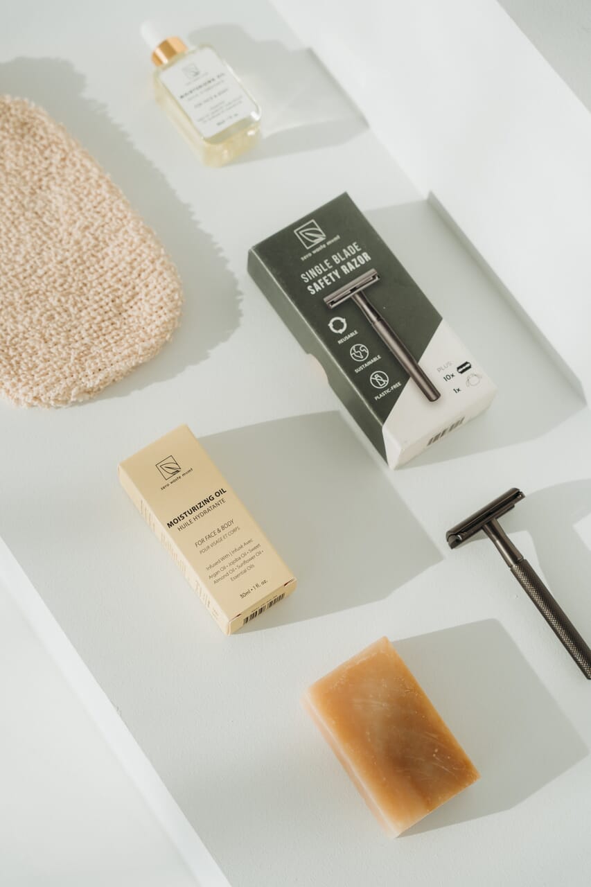 Shaving Bundle – Complete Eco-Friendly Shave Kit with Safety Razor, Shave Bar & Skincare