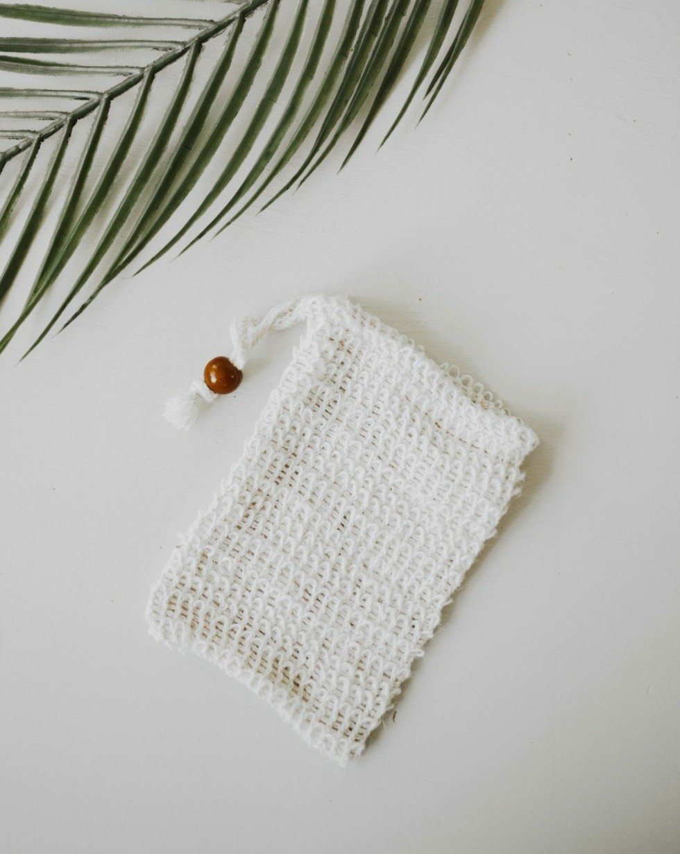 Sisal Soap Saver Bag – Eco-Friendly, Exfoliating Soap Pouch