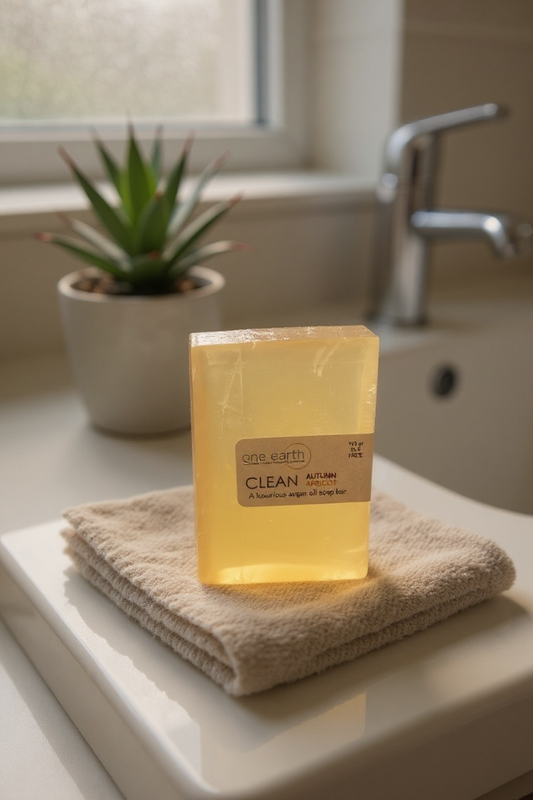 Moisturizing natural shower soap for soft skin