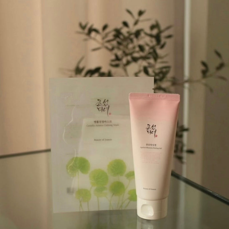 Facial skin treatments displayed in skincare bottles