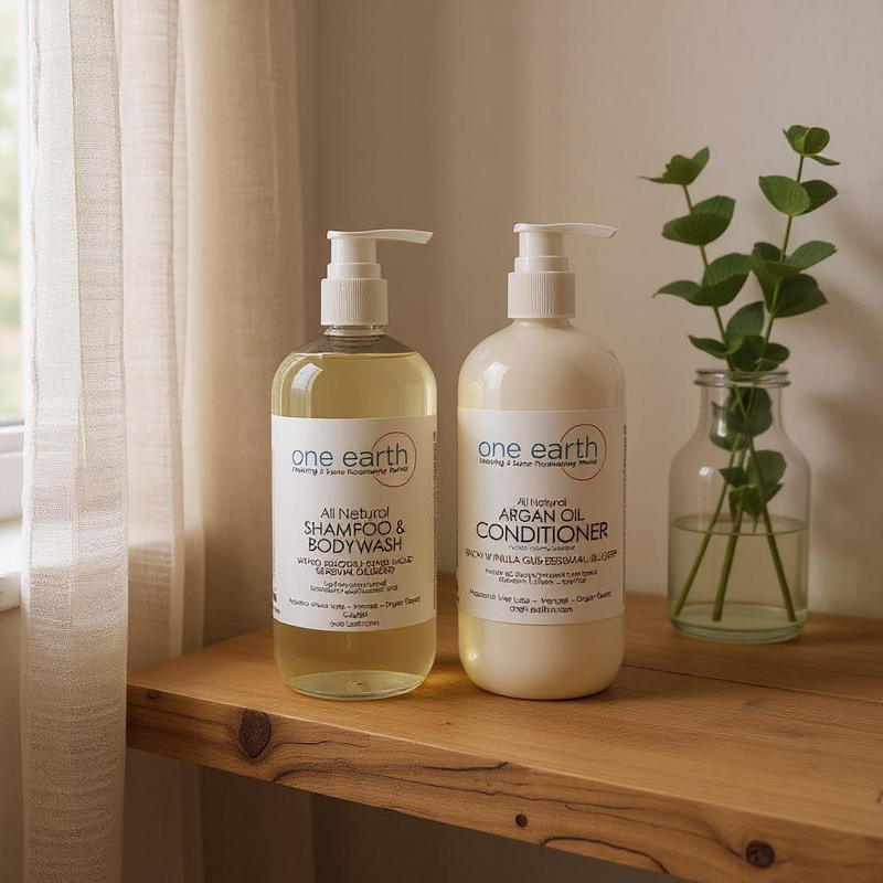 Hydrating hair shampoo and conditioner for damaged hair