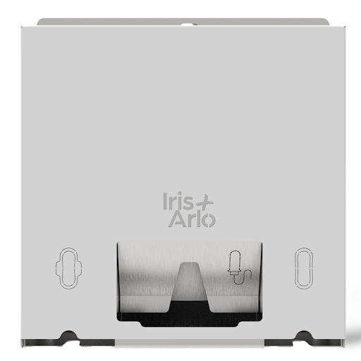 Wall-mounted menstrual hygiene dispenser for pads and tampons