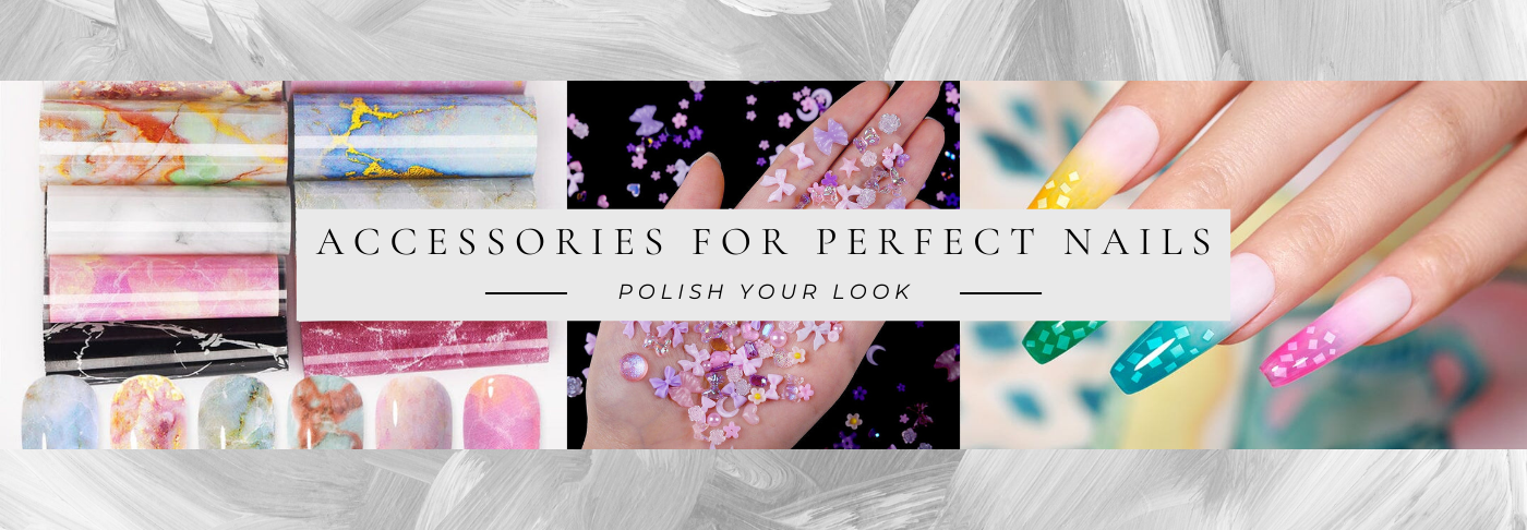 Nail grooming tools and nail art supplies for home and professional use