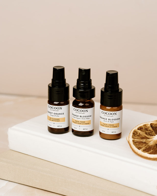 Cocoon Apothecary products with vegan natural skincare formulas