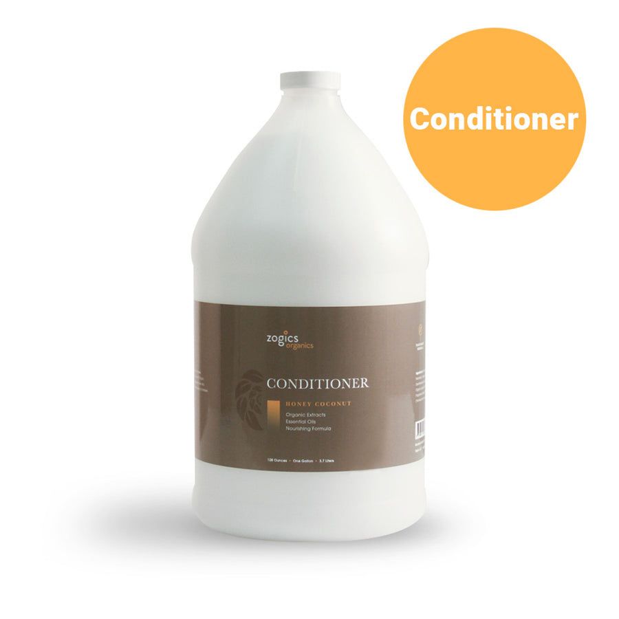 Zogics Organics Conditioner, Honey Coconut, OCHC128 (1 Gallon or Case of 4)