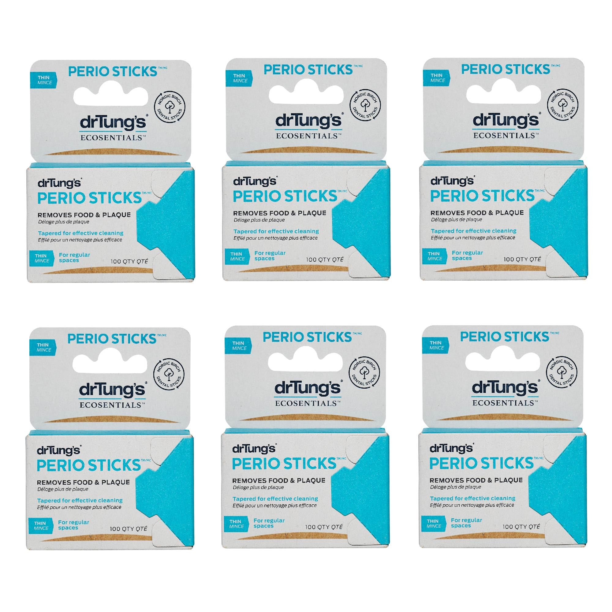 DrTung's - Perio Sticks® - Thin (6 x 100pc 72)