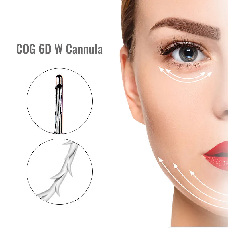 Long Effect Anti-Aging PCL Cog 6D Lifting Thread – Advanced Non-Surgical Facial Lifting & Collagen Stimulation