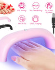 Portable 9W UV LED Nail Drying Lamp